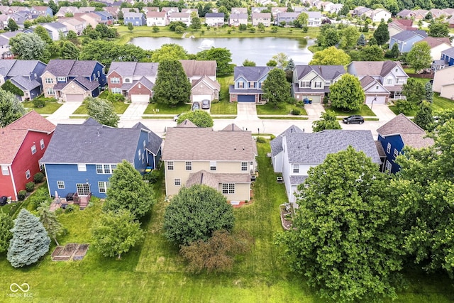 13700 Stanford Dr, Carmel, IN 46074 - aerial view of residential area with a nearby body of water