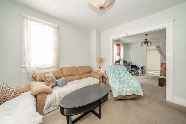 917 W 8th St, Anderson, IN 46016 - living room featuring carpet floors