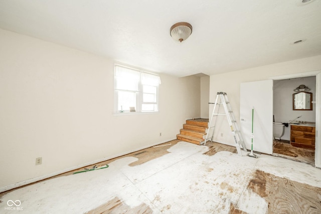 917 W 8th St, Anderson, IN 46016 - empty room with stairway