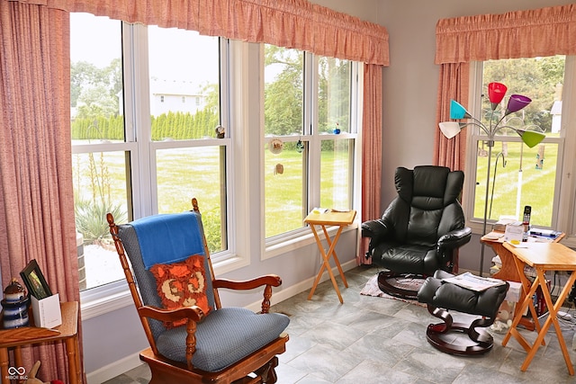 650 S Eagles Way, Crawfordsville, IN 47933 - living area featuring baseboards and an office area