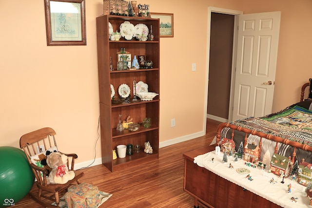 650 S Eagles Way, Crawfordsville, IN 47933 - bedroom featuring wood finished floors