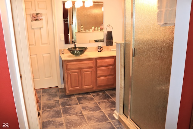 650 S Eagles Way, Crawfordsville, IN 47933 - bathroom featuring vanity and a stall shower