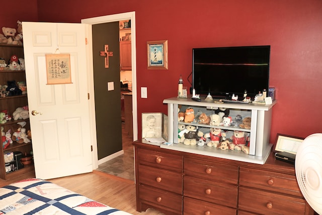 650 S Eagles Way, Crawfordsville, IN 47933 - bedroom featuring light wood-style floors