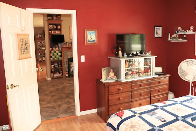 650 S Eagles Way, Crawfordsville, IN 47933 - bedroom with light wood-style flooring