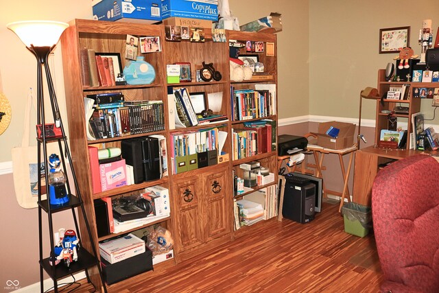 650 S Eagles Way, Crawfordsville, IN 47933 - home office with wood finished floors