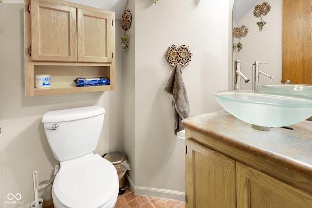 6439 Bower Dr, Indianapolis, IN 46241 - bathroom with vanity and baseboards
