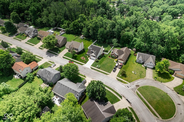 6439 Bower Dr, Indianapolis, IN 46241 - aerial view of property and surrounding area featuring nearby suburban area