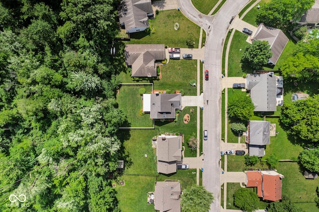 6439 Bower Dr, Indianapolis, IN 46241 - aerial perspective of suburban area