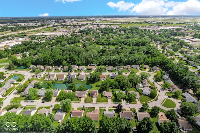 6439 Bower Dr, Indianapolis, IN 46241 - aerial view of property and surrounding area with nearby suburban area