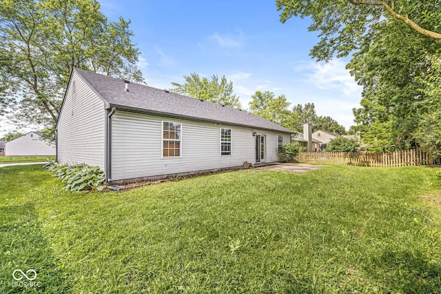 1540 Brook Pointe Dr, Indianapolis, IN 46234 - back of house with a patio and roof with shingles