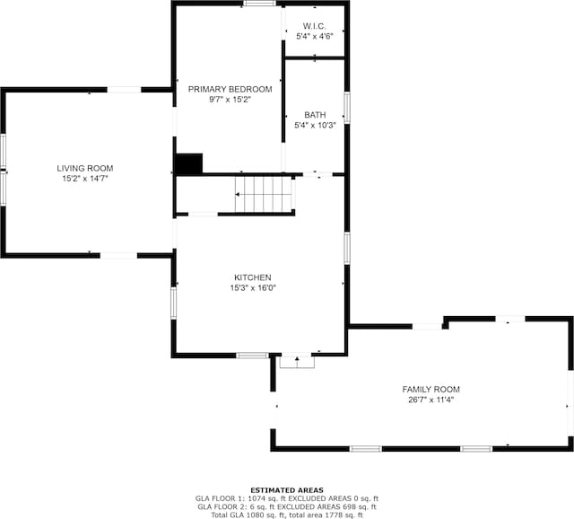 5396 N 1000 E, Sheridan, IN 46069 - view of floor plan / room layout