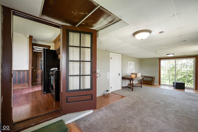 5396 N 1000 E, Sheridan, IN 46069 - foyer with wood finished floors and baseboards