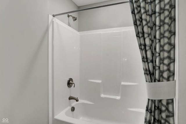 5343 Pelion Pl, Mccordsville, IN 46055 - bathroom with shower / bath combination with curtain