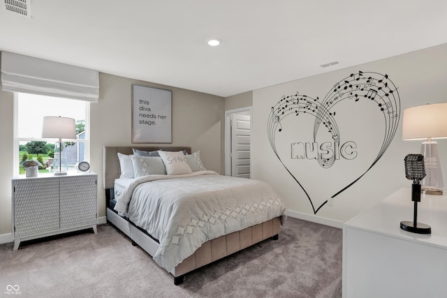 5343 Pelion Pl, Mccordsville, IN 46055 - bedroom with light colored carpet and recessed lighting