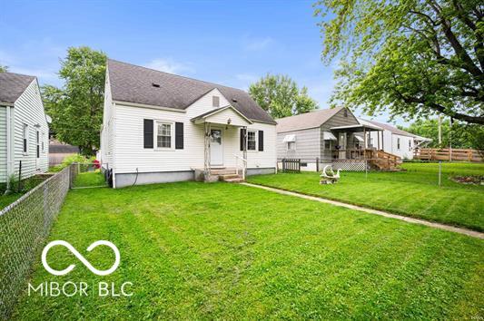 2410 S Ebright St, Muncie, IN 47302 - view of front of home featuring a fenced backyard