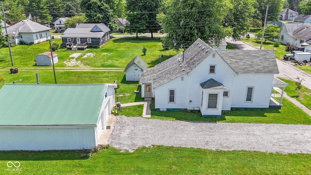 206 E Franklin St, Roachdale, IN 46172 - aerial view of residential area