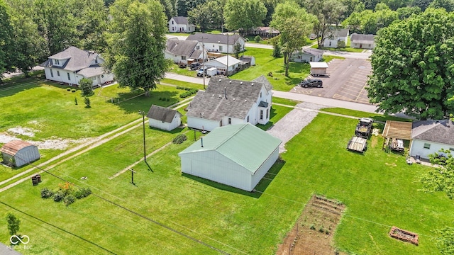206 E Franklin St, Roachdale, IN 46172 - aerial perspective of suburban area