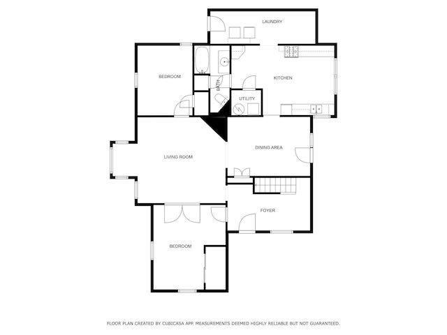 206 E Franklin St, Roachdale, IN 46172 - view of home floor plan
