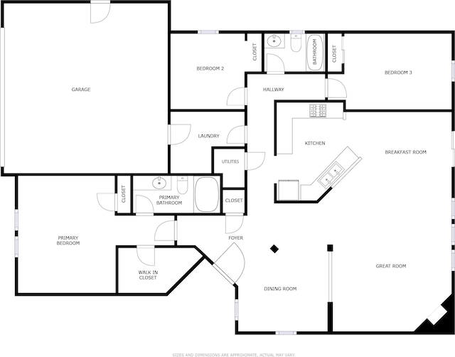 6816 Minnow Dr, Indianapolis, IN 46237 - view of floor plan / room layout
