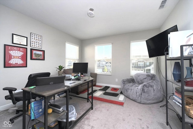 11663 Winnower, Noblesville, IN 46060 - office area featuring plenty of natural light and carpet flooring