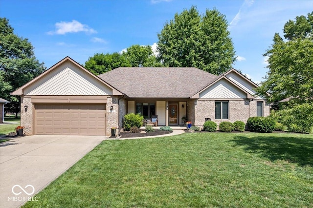 770 Viewpoint Dr, Plainfield, IN 46168 - single story home featuring brick siding, a garage, and concrete driveway