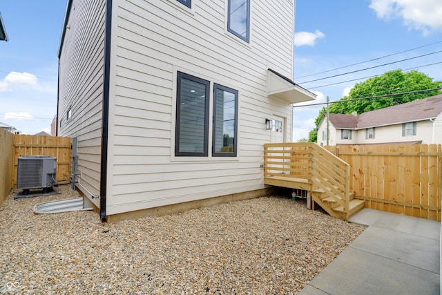 1100 English Ave, Indianapolis, IN 46203 - view of property exterior featuring a central air condition unit