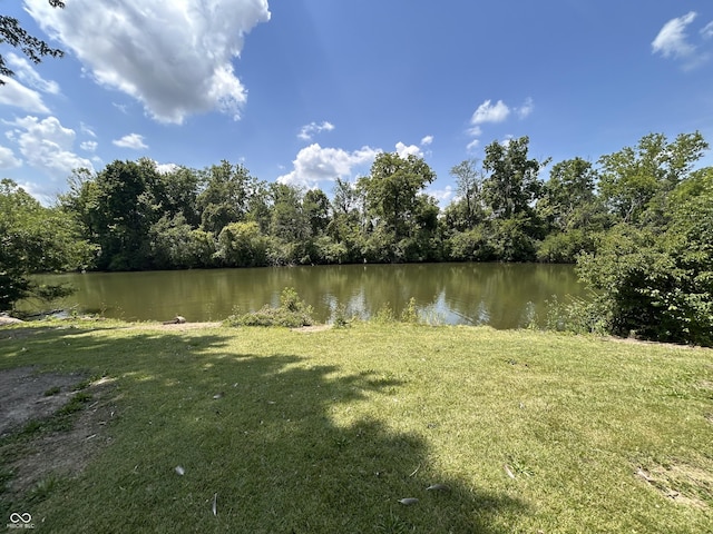 3525 Valley Lake Dr, Indianapolis, IN 46227 - water view featuring a forest