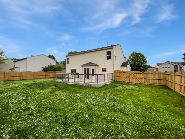 770 Tulip Ln, Greenwood, IN 46143 - rear view of property featuring a fenced backyard