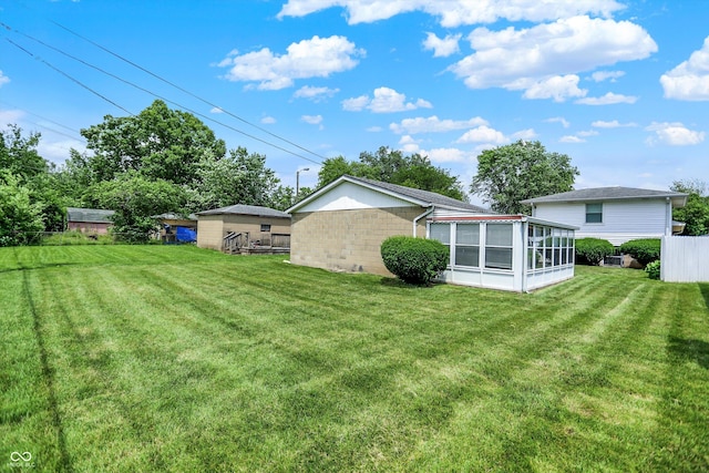 3322 N Riley Ave N, Indianapolis, IN 46218 - back of house with a sunroom
