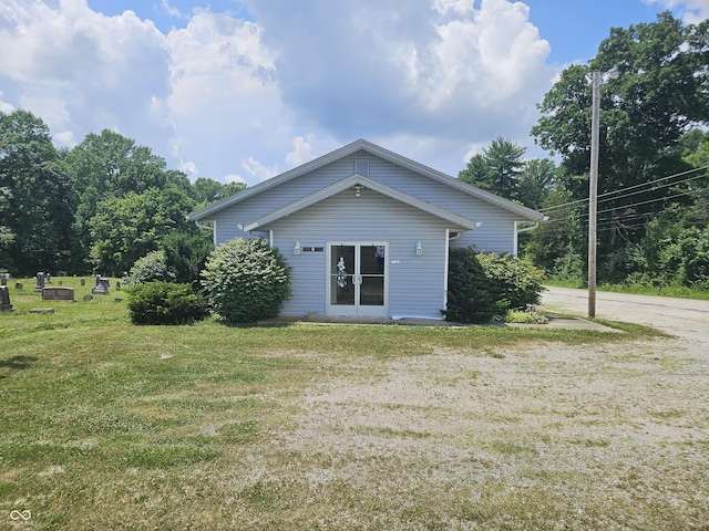 1267 W 750 S, Trafalgar, IN 46181 - back of property featuring a yard