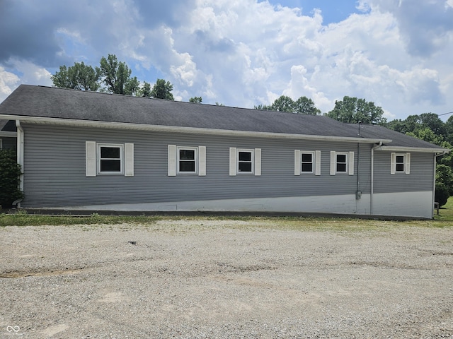 1267 W 750 S, Trafalgar, IN 46181 - view of home's exterior with a shingled roof
