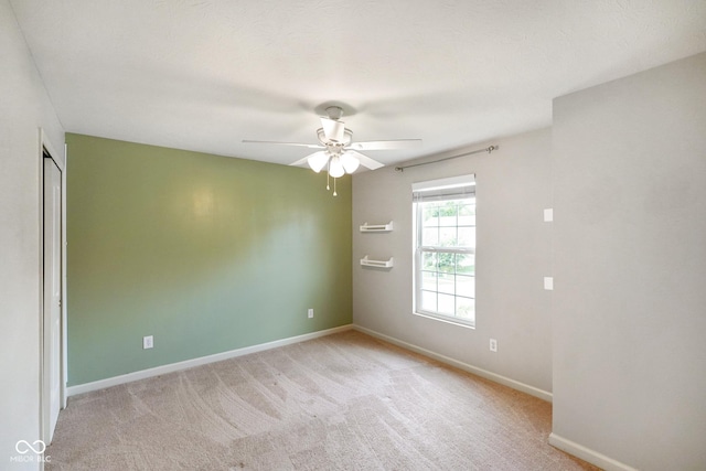 6670 Shooting Star Dr, Whitestown, IN 46075 - unfurnished room featuring ceiling fan and light colored carpet