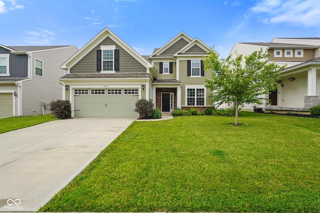 6670 Shooting Star Dr, Whitestown, IN 46075 - craftsman inspired home with driveway and a front yard