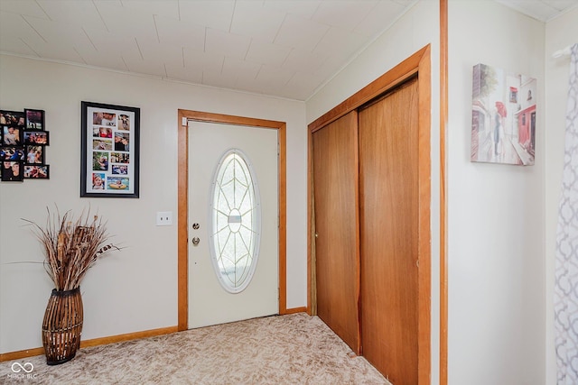 216 N Clinton St, Boswell, IN 47921 - entryway with carpet