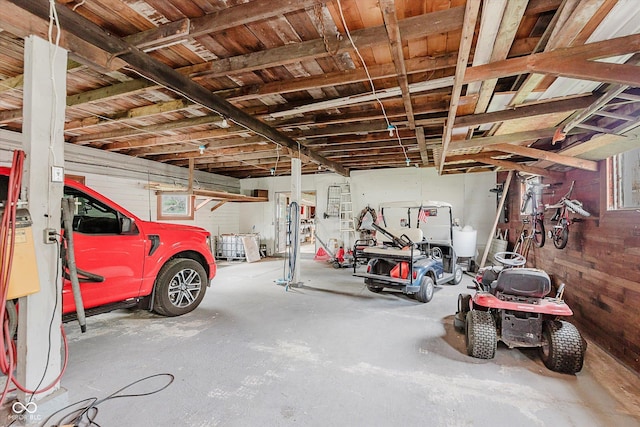 216 N Clinton St, Boswell, IN 47921 - view of garage