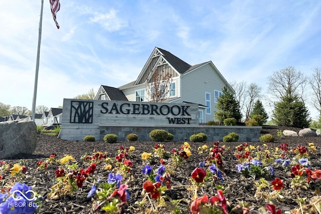 10424 Oak Bend Blvd, Indianapolis, IN 46239 - view of community sign