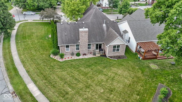 15098 Newburyport Dr, Fortville, IN 46040 - aerial view of property and surrounding area
