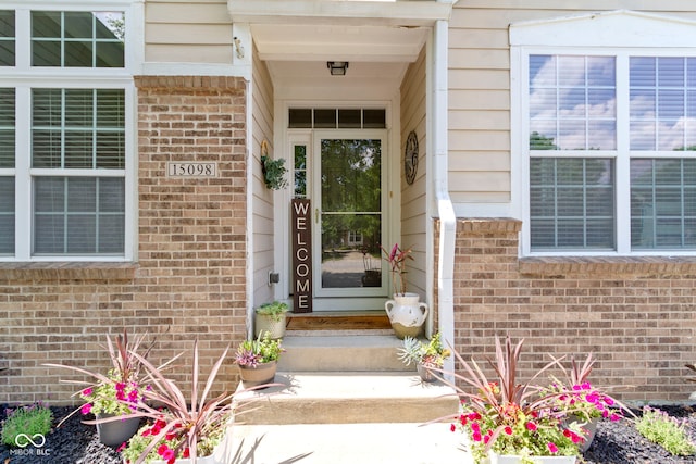 15098 Newburyport Dr, Fortville, IN 46040 - view of exterior entry with brick siding