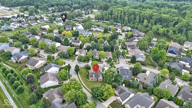 15098 Newburyport Dr, Fortville, IN 46040 - aerial perspective of suburban area
