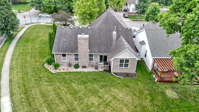 15098 Newburyport Dr, Fortville, IN 46040 - view from above of property