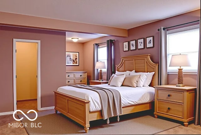 8905 Maze Rd, Indianapolis, IN 46259 - bedroom with light carpet and baseboards