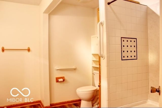 8905 Maze Rd, Indianapolis, IN 46259 - bathroom featuring toilet and wood finished floors