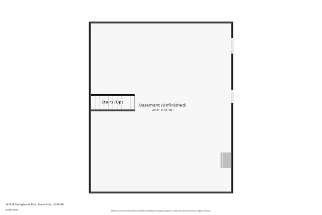 1414 W Springhurst Blvd, Greenfield, IN 46140 - view of floor plan / room layout
