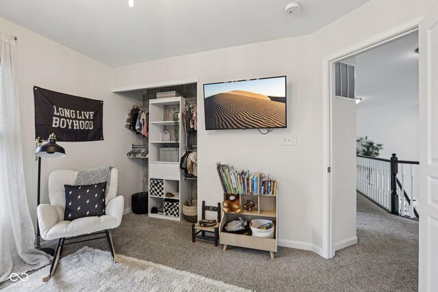1414 W Springhurst Blvd, Greenfield, IN 46140 - living area featuring carpet floors