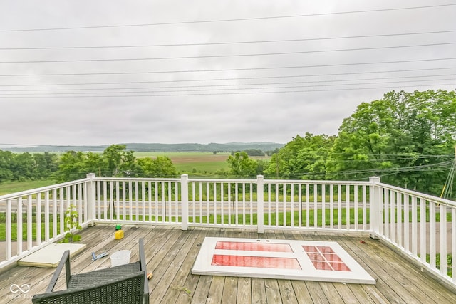 8783 State Road 56, Aurora, IN 47001 - view of wooden terrace