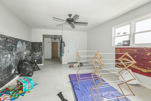 8783 State Road 56, Aurora, IN 47001 - playroom featuring ceiling fan