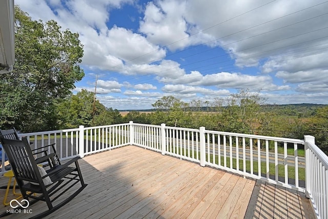 8783 State Road 56, Aurora, IN 47001 - view of deck