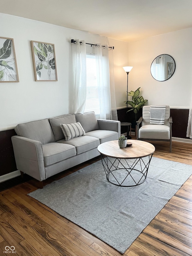 1940 N Drexel Ave, Indianapolis, IN 46218 - living area with wood finished floors