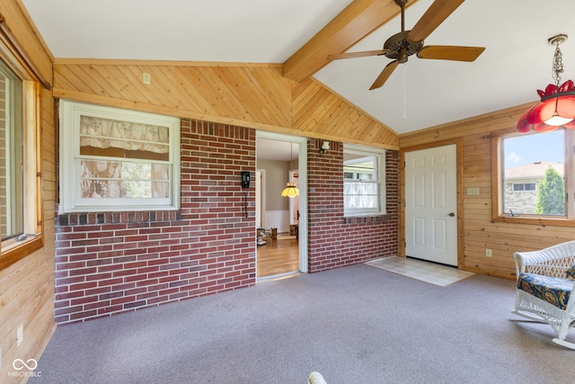 3388 S Leonard Rd, New Palestine, IN 46163 - view of unfurnished sunroom