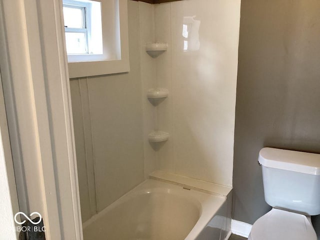 360 Laclede St, Indianapolis, IN 46241 - bathroom featuring toilet and bathing tub / shower combination